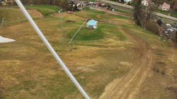 Spodní část sjezdovky skiareálu Karolinka