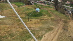 Spodní část sjezdovky skiareálu Karolinka