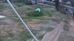 Spodní část sjezdovky skiareálu Karolinka