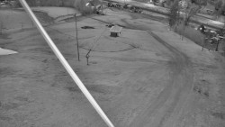 Spodní část sjezdovky skiareálu Karolinka