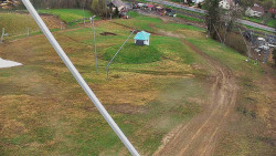 Spodní část sjezdovky skiareálu Karolinka