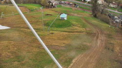 Spodní část sjezdovky skiareálu Karolinka