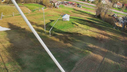 Spodní část sjezdovky skiareálu Karolinka