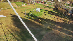 Spodní část sjezdovky skiareálu Karolinka