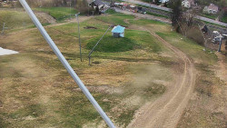 Spodní část sjezdovky skiareálu Karolinka