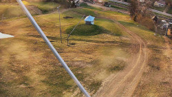 Spodní část sjezdovky skiareálu Karolinka