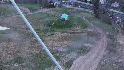 Spodní část sjezdovky skiareálu Karolinka