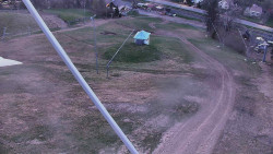 Spodní část sjezdovky skiareálu Karolinka