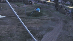 Spodní část sjezdovky skiareálu Karolinka