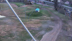 Spodní část sjezdovky skiareálu Karolinka