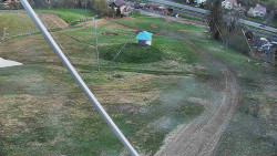 Spodní část sjezdovky skiareálu Karolinka