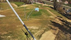 Spodní část sjezdovky skiareálu Karolinka