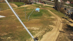 Spodní část sjezdovky skiareálu Karolinka