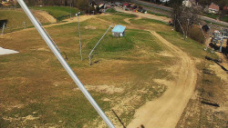 Spodní část sjezdovky skiareálu Karolinka