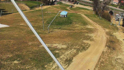 Spodní část sjezdovky skiareálu Karolinka