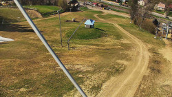 Spodní část sjezdovky skiareálu Karolinka