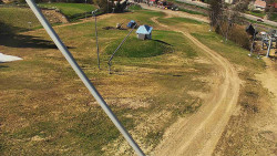 Spodní část sjezdovky skiareálu Karolinka