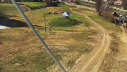 Spodní část sjezdovky skiareálu Karolinka