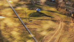 Spodní část sjezdovky skiareálu Karolinka