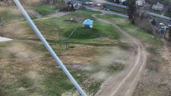 Spodní část sjezdovky skiareálu Karolinka