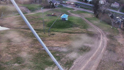 Spodní část sjezdovky skiareálu Karolinka