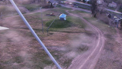 Spodní část sjezdovky skiareálu Karolinka