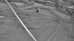 Spodní část sjezdovky skiareálu Karolinka