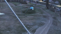 Spodní část sjezdovky skiareálu Karolinka