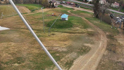 Spodní část sjezdovky skiareálu Karolinka