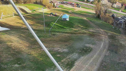 Spodní část sjezdovky skiareálu Karolinka