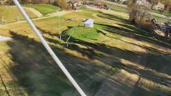 Spodní část sjezdovky skiareálu Karolinka