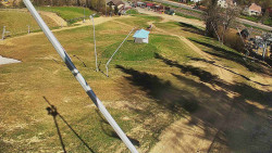 Spodní část sjezdovky skiareálu Karolinka