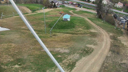 Spodní část sjezdovky skiareálu Karolinka