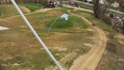 Spodní část sjezdovky skiareálu Karolinka