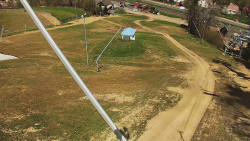 Spodní část sjezdovky skiareálu Karolinka