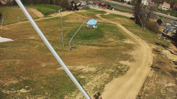 Spodní část sjezdovky skiareálu Karolinka