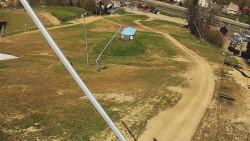 Spodní část sjezdovky skiareálu Karolinka