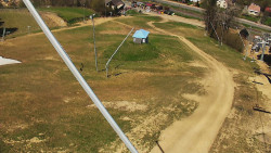 Spodní část sjezdovky skiareálu Karolinka