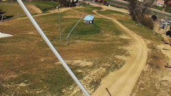 Spodní část sjezdovky skiareálu Karolinka