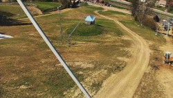 Spodní část sjezdovky skiareálu Karolinka