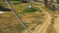 Spodní část sjezdovky skiareálu Karolinka