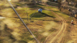 Spodní část sjezdovky skiareálu Karolinka