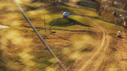 Spodní část sjezdovky skiareálu Karolinka