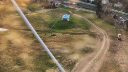 Spodní část sjezdovky skiareálu Karolinka