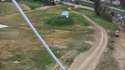 Spodní část sjezdovky skiareálu Karolinka