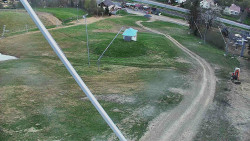 Spodní část sjezdovky skiareálu Karolinka