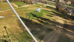 Spodní část sjezdovky skiareálu Karolinka