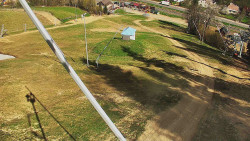 Spodní část sjezdovky skiareálu Karolinka