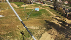 Spodní část sjezdovky skiareálu Karolinka