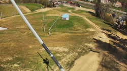 Spodní část sjezdovky skiareálu Karolinka